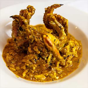 Coconut and chilli Crab